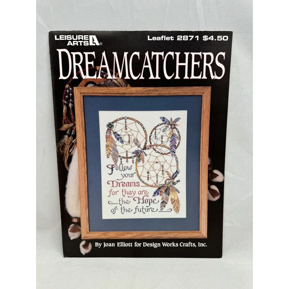 Leisure Arts Dreamcatchers Leaflet 2871 Cross Stitch Pattern Joan Elliott Design